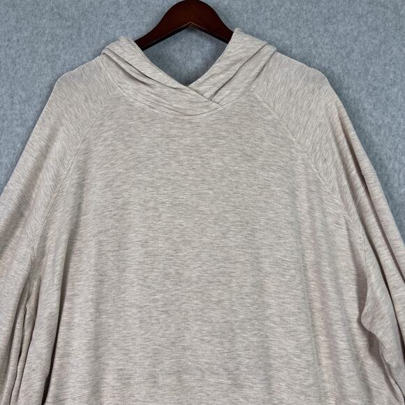 Lululemon Heathered Cashew Seek Stillness Hoodie Pullover Size L/XL - Picture 3 of 10
